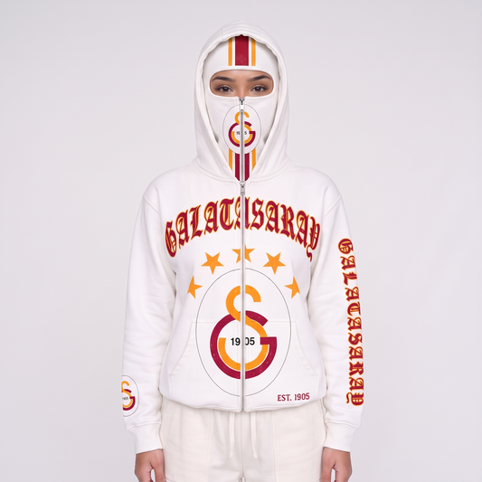 Sweat à capuche avec masque intégré