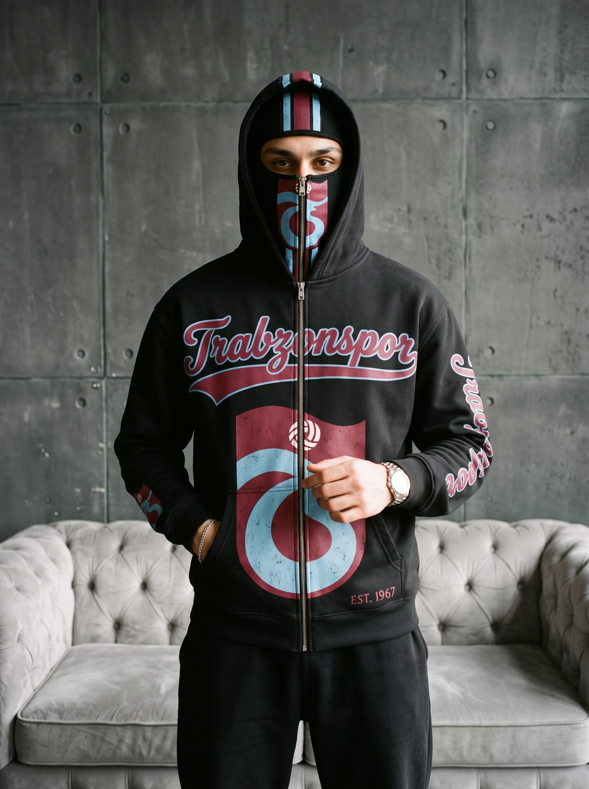 Face Mask Hoodie